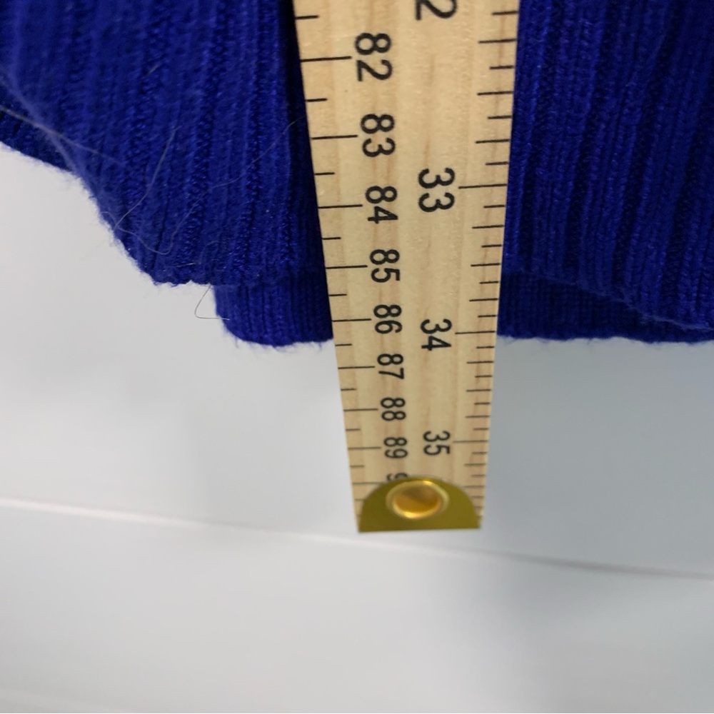 NWT Cyrus Lightweight Sweater Women Sz 3XL Royal Blue‎ Pockets Rounded Hem - Picture 13 of 14